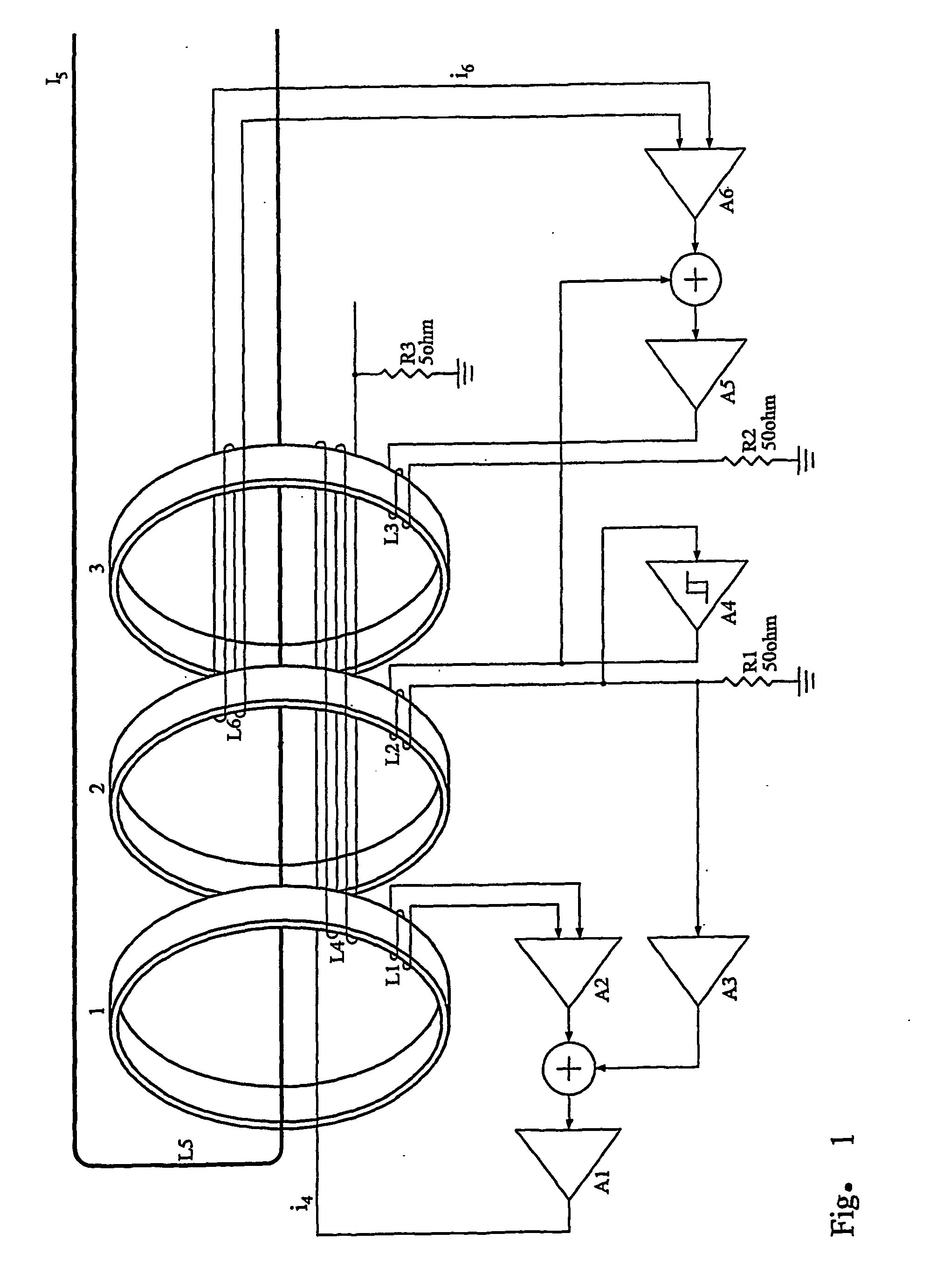 Detector circuit to be used for measuring current