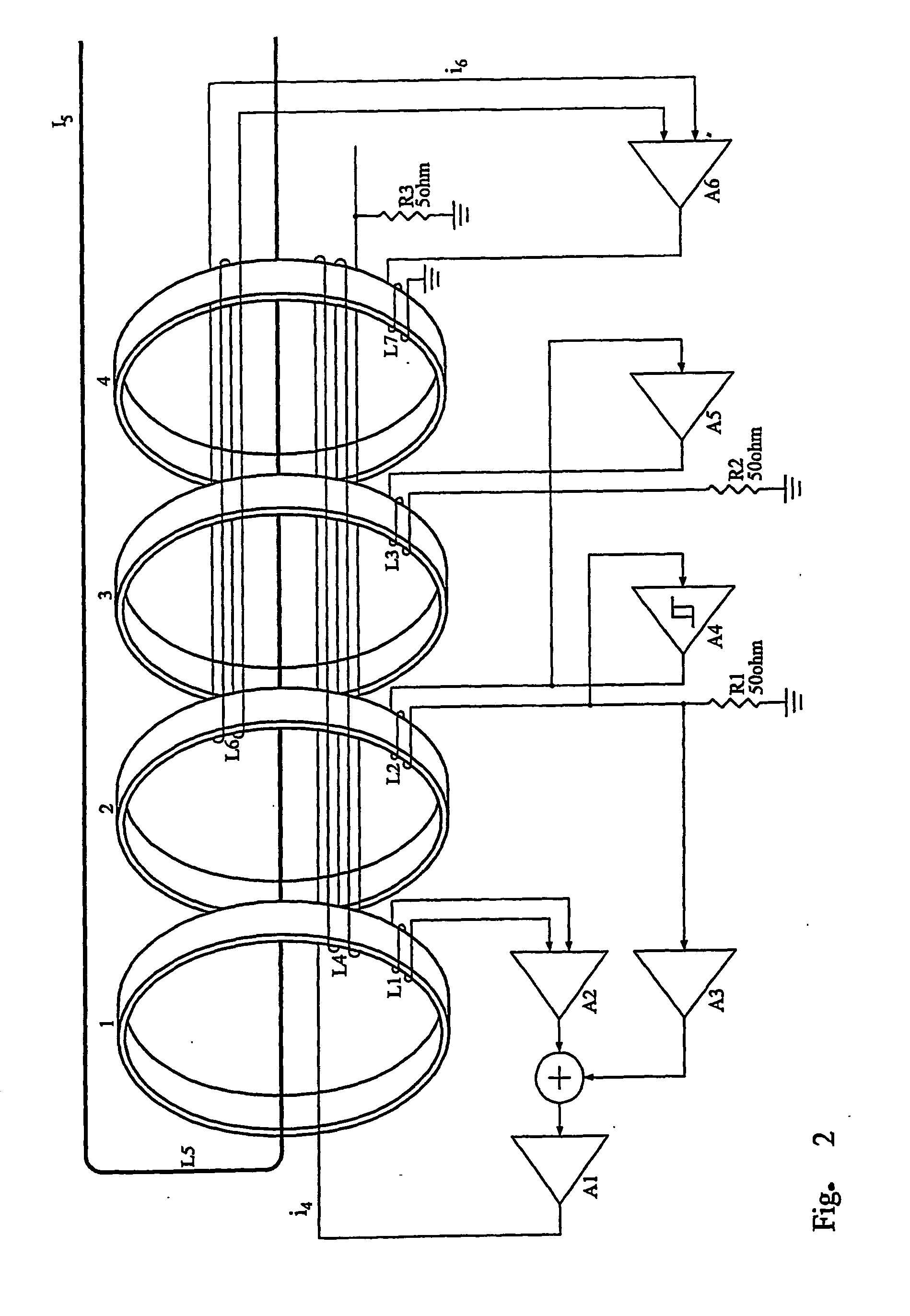 Detector circuit to be used for measuring current