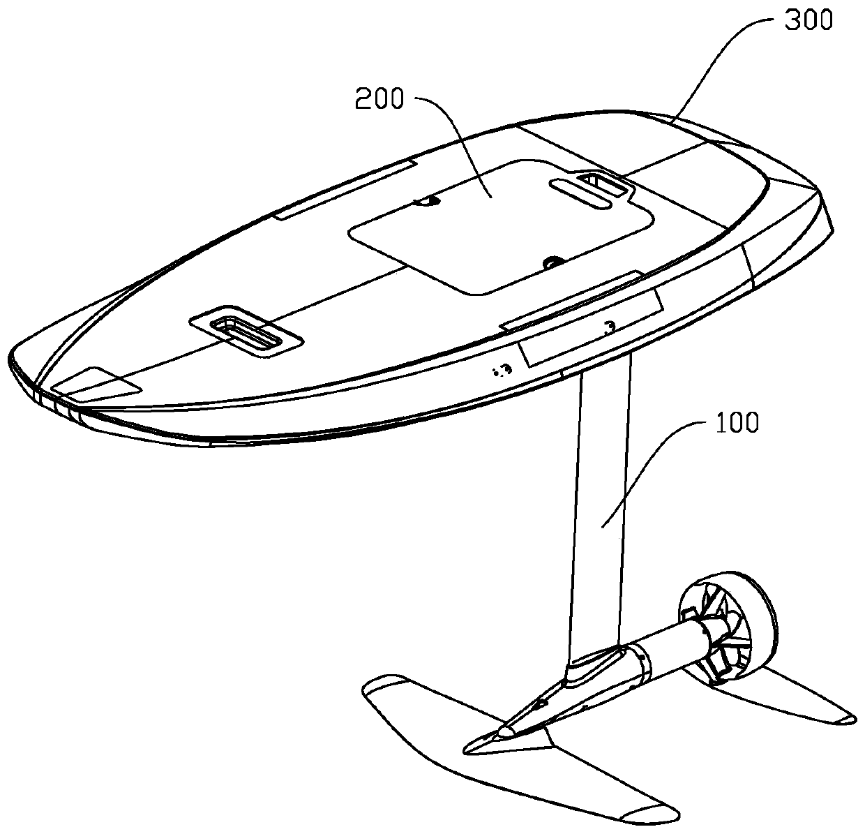 Modular water sports device