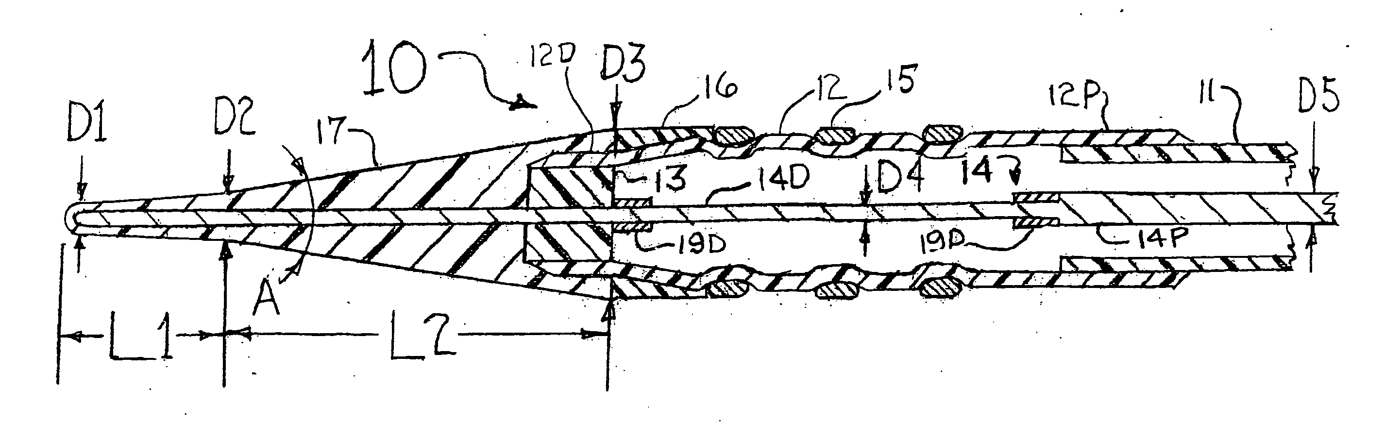 Stent delivery system with improved deliverabilty features