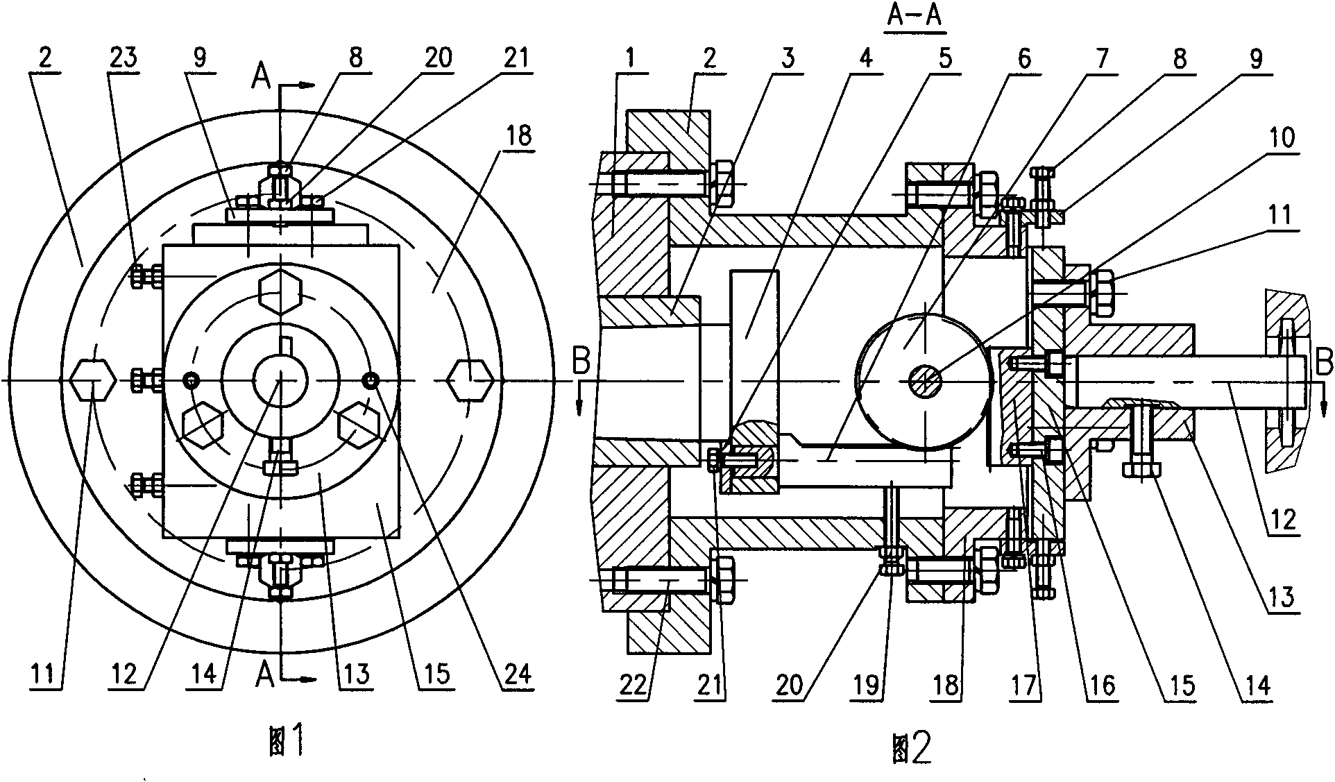 Radial feed mechanism