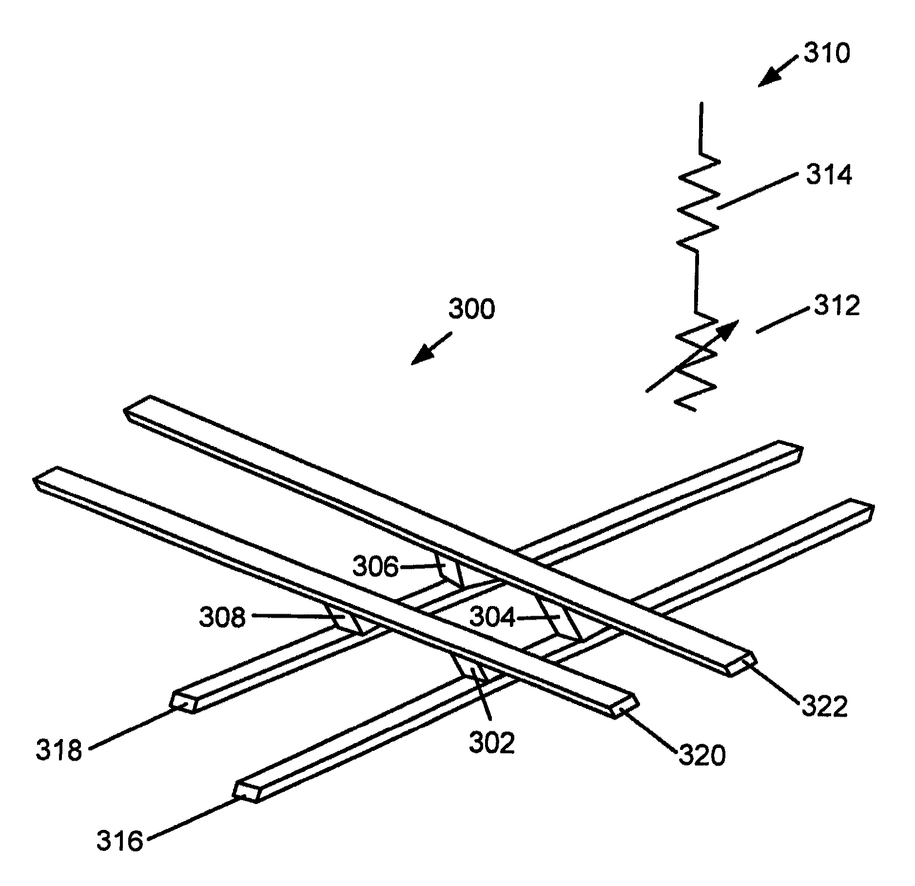 Rectification element and method for resistive switching for non volatile memory device