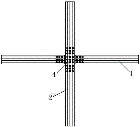 Z-pin reinforced composite grid structure and manufacturing method thereof