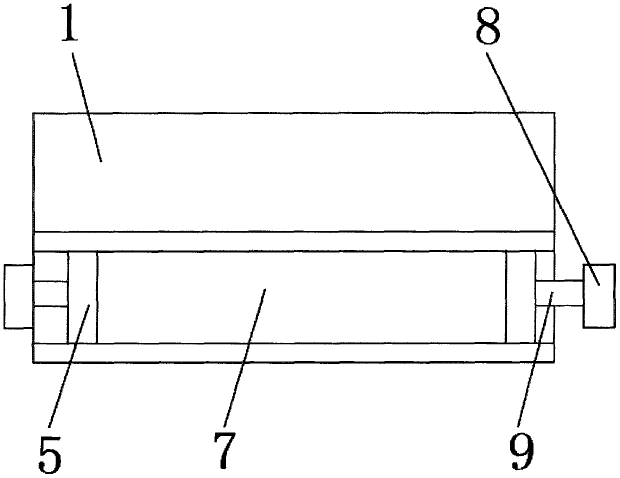 Spraying device for surface tungsten carbide during corrugated roller production