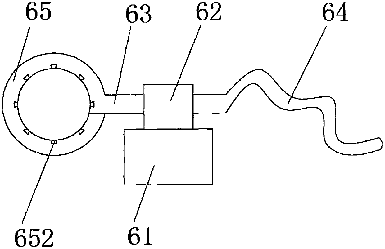 Spraying device for surface tungsten carbide during corrugated roller production