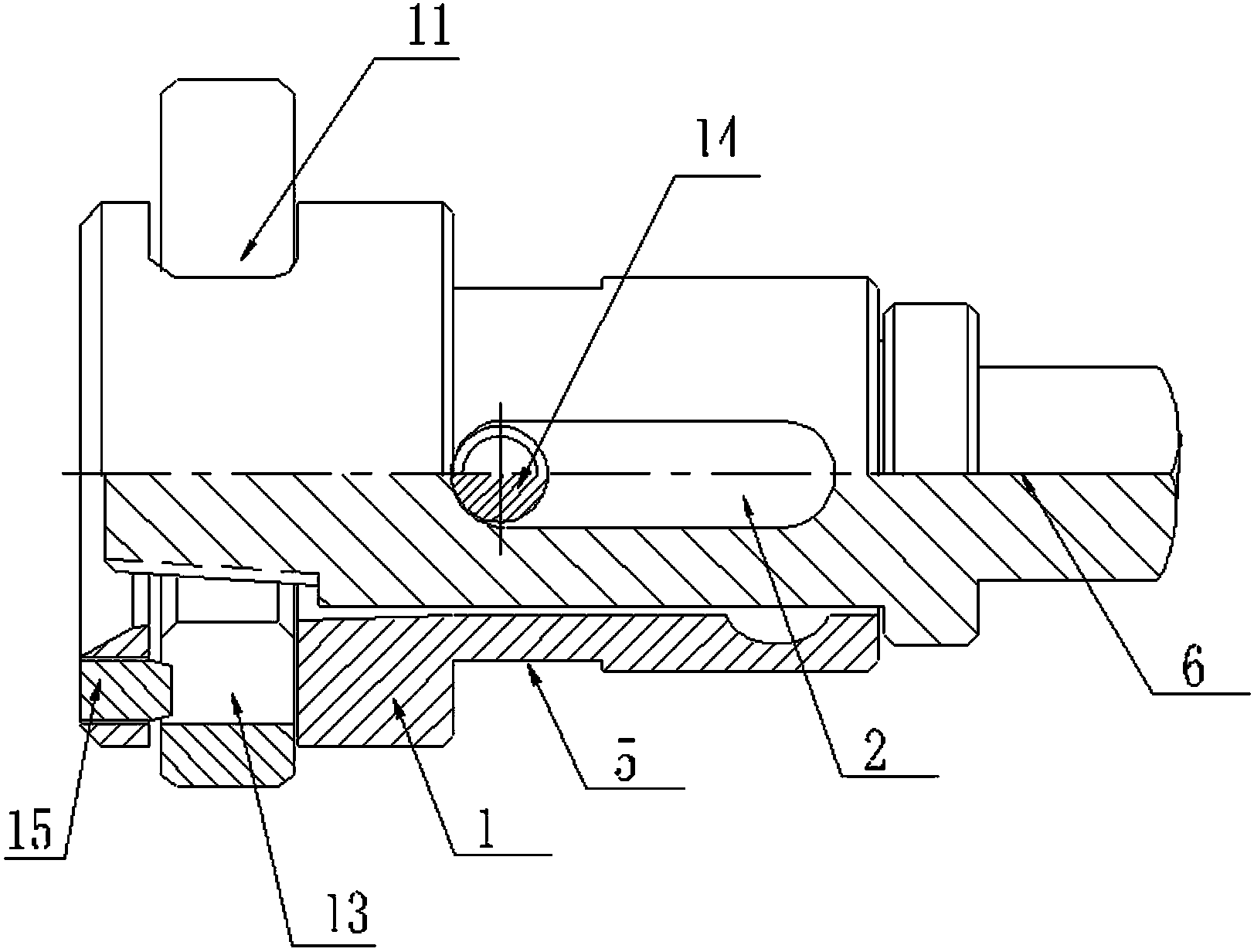 Drill rod detaching device for hydraulic rig