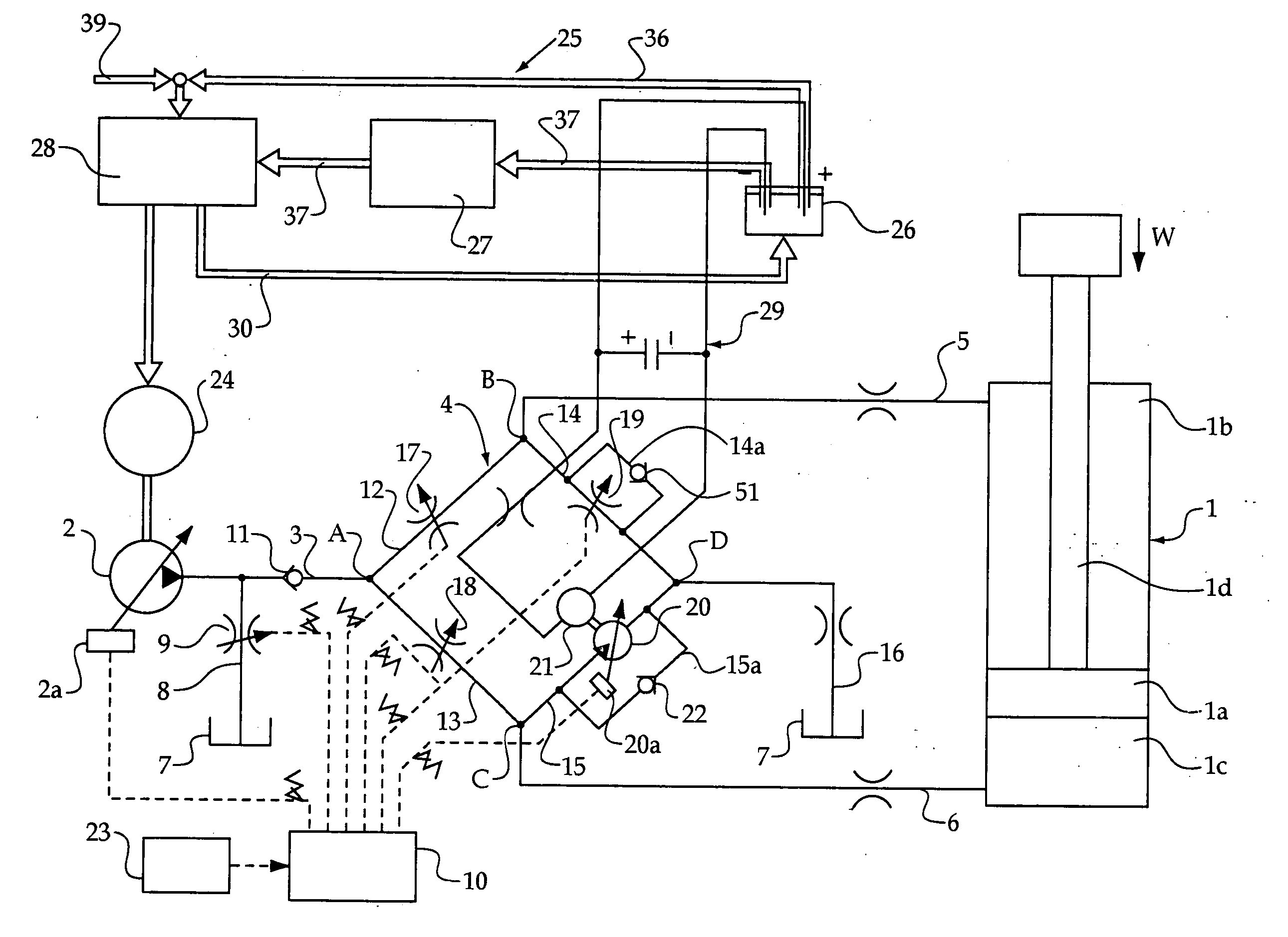 Energy regeneration system for working machinery