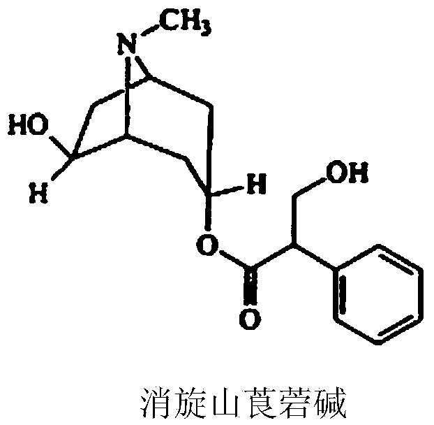 Raceanisodamine hydrochloride injection composition