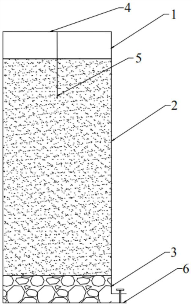 An artificial rapid infiltration system that improves the treatment capacity of nitrogen and phosphorus pollutants in rainwater through medium modification