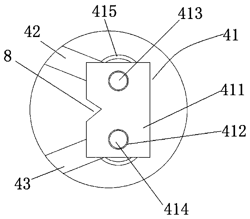 Nasal bone prosthesis traceless implantation device and using method thereof