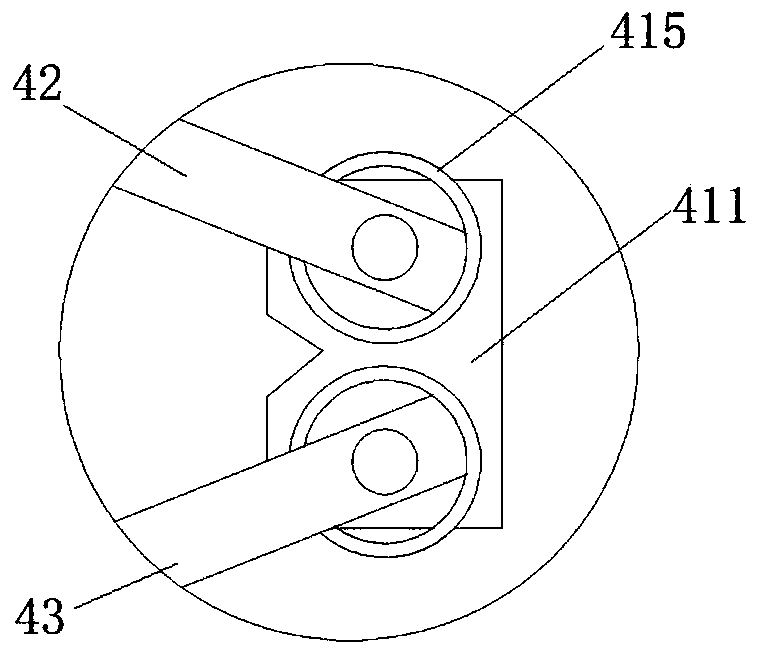 Nasal bone prosthesis traceless implantation device and using method thereof