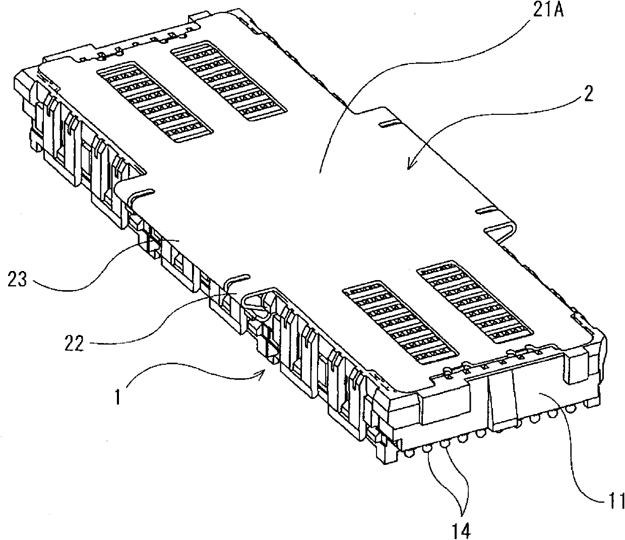 Electrical connector with suction member