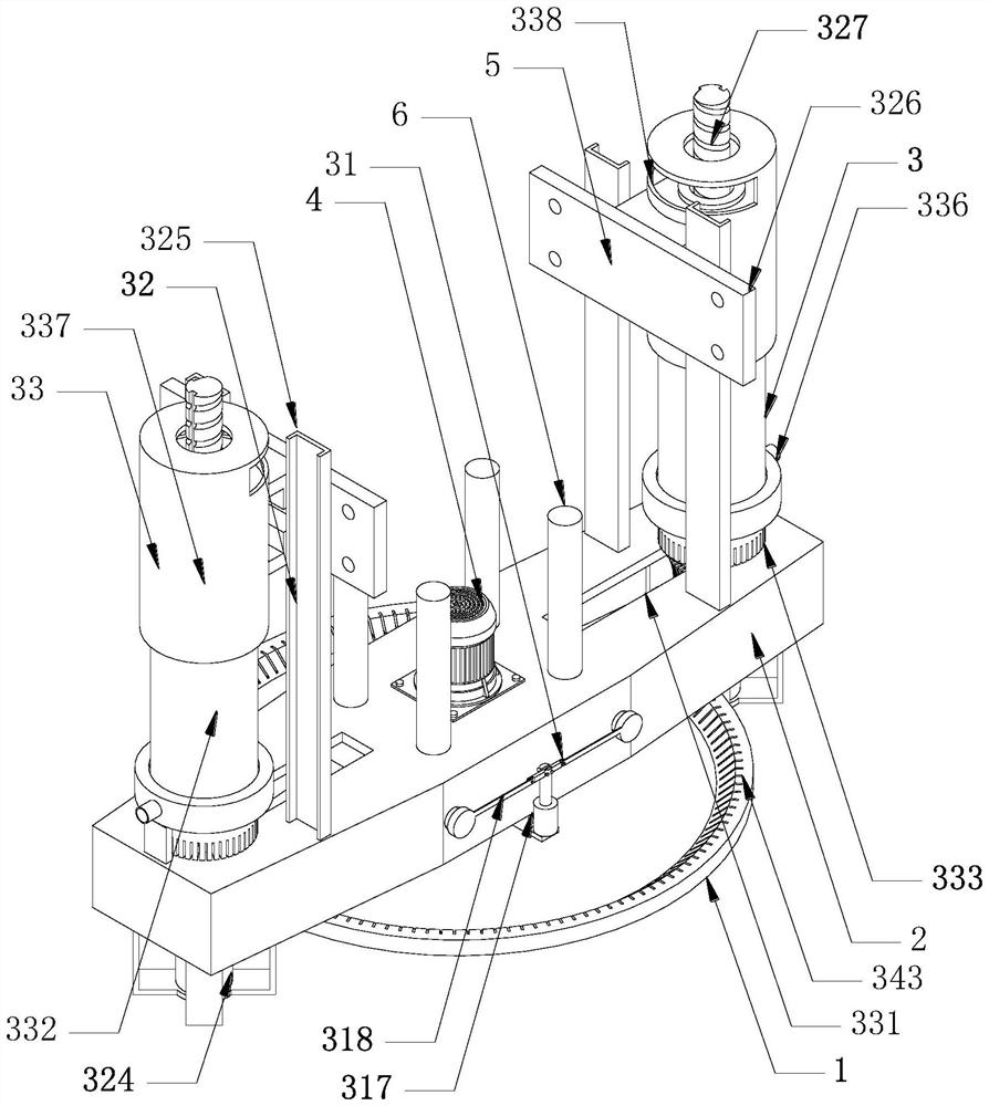 Female die floating adjusting mechanism of powder metallurgy press machine for top machining