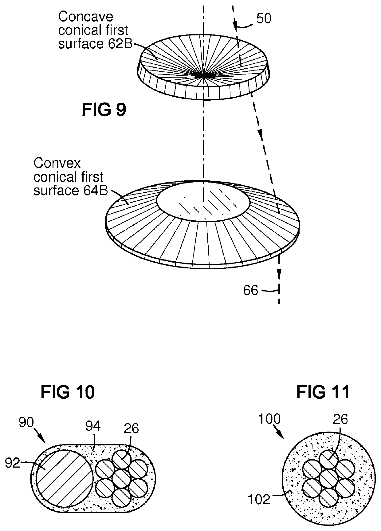 Optically conductive filler for laser processing