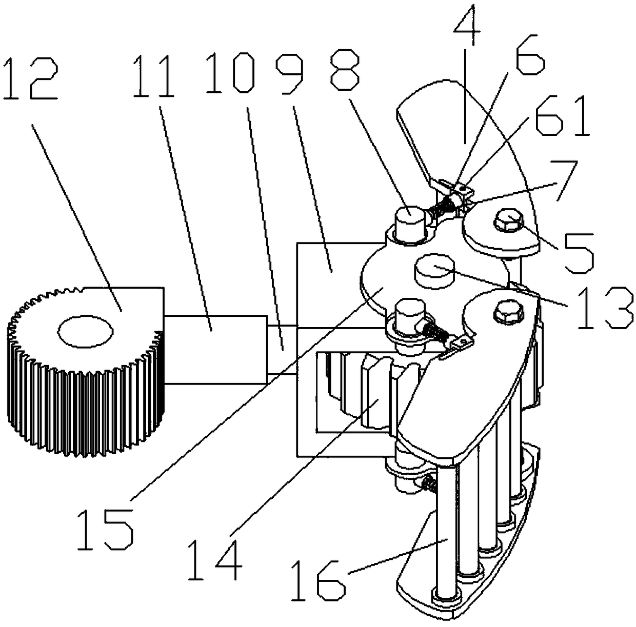 Wheel-shoe deformation mechanism, travel device and vehicle