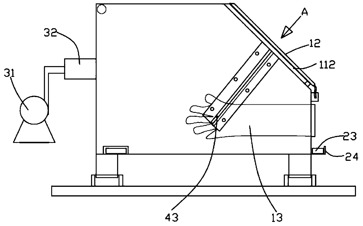 Dust-free horizontal optical fiber fusion device