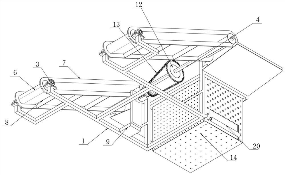 Sand discharging mechanism capable of discharging sand uniformly for ecological environment management