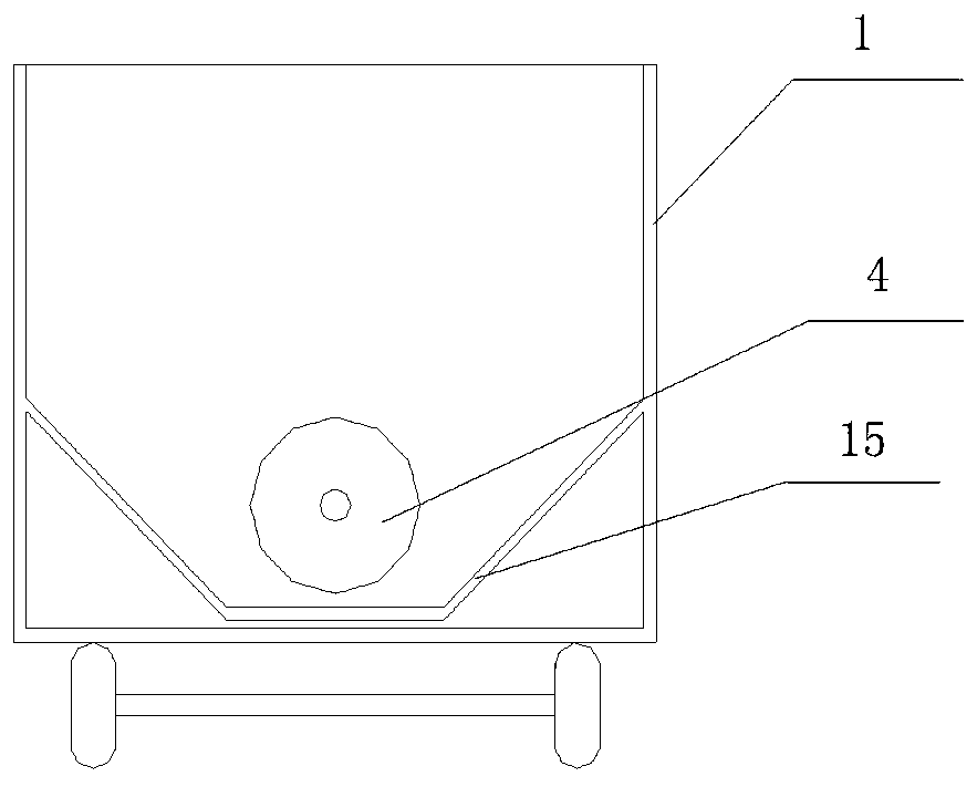 Efficient bio-organic fertilizer turning and throwing device