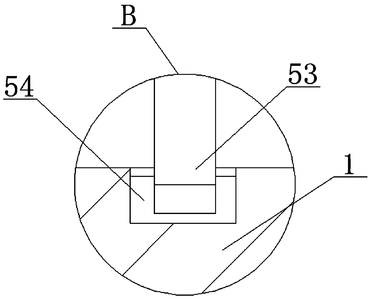 Vacuum defoamation device used for producing high-polymer material