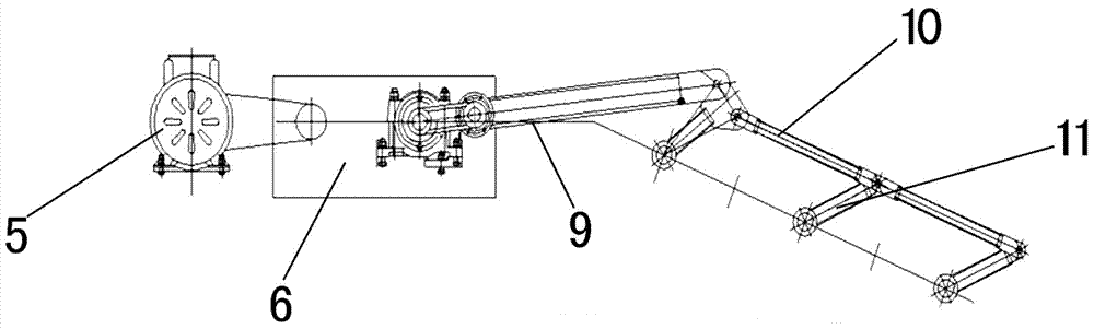 Coupled comb type coal screening machine