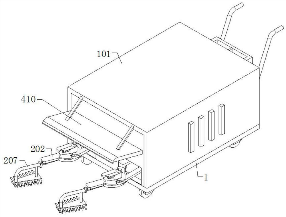 Iron nail recovery device for construction site