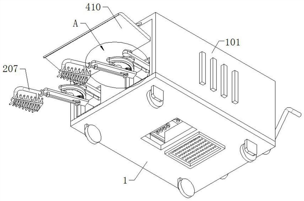 Iron nail recovery device for construction site