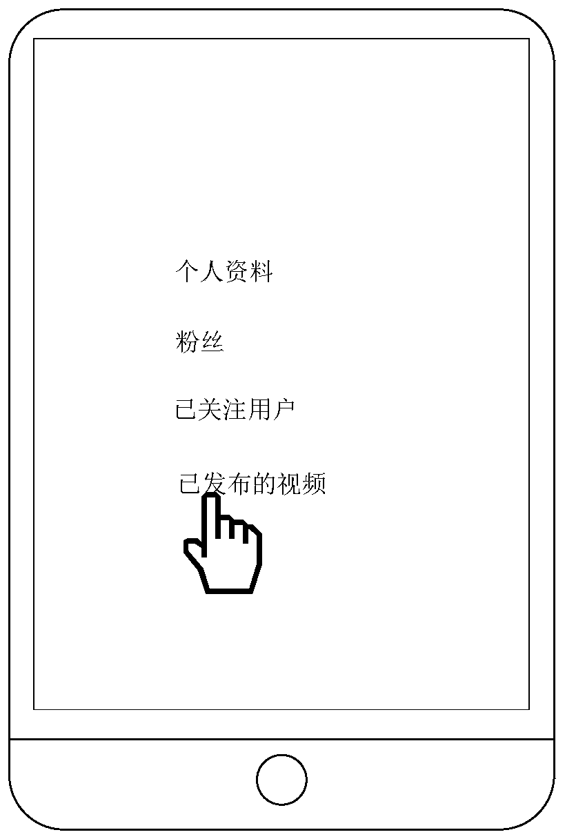 Display method and device of user information interface, electronic equipment and storage medium