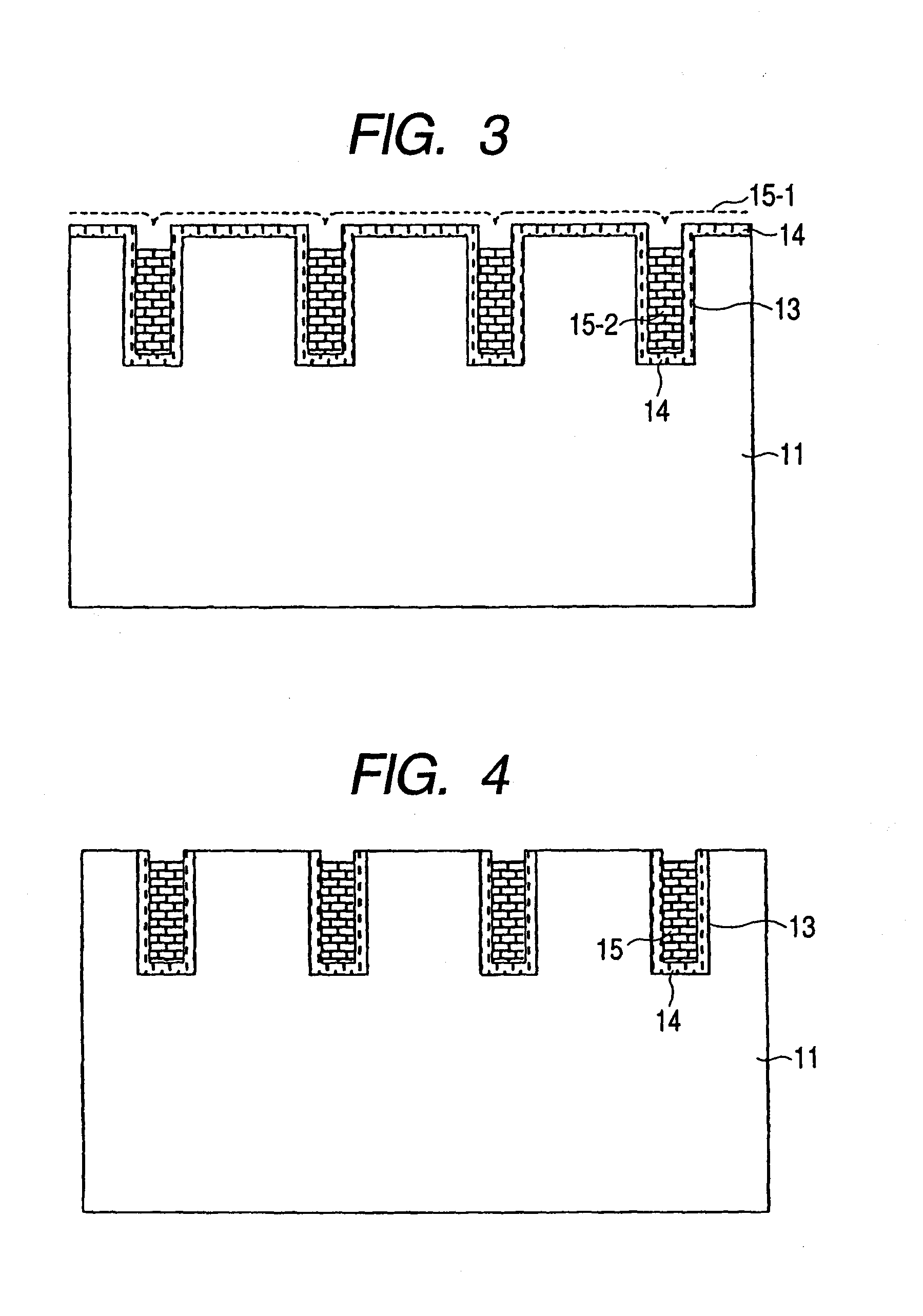 Vertical and trench type insulated gate MOS semiconductor device