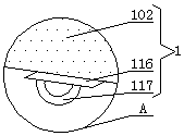 Aquatic feed mixing processing device for freshwater carps and processing method of aquatic feed mixing processing device