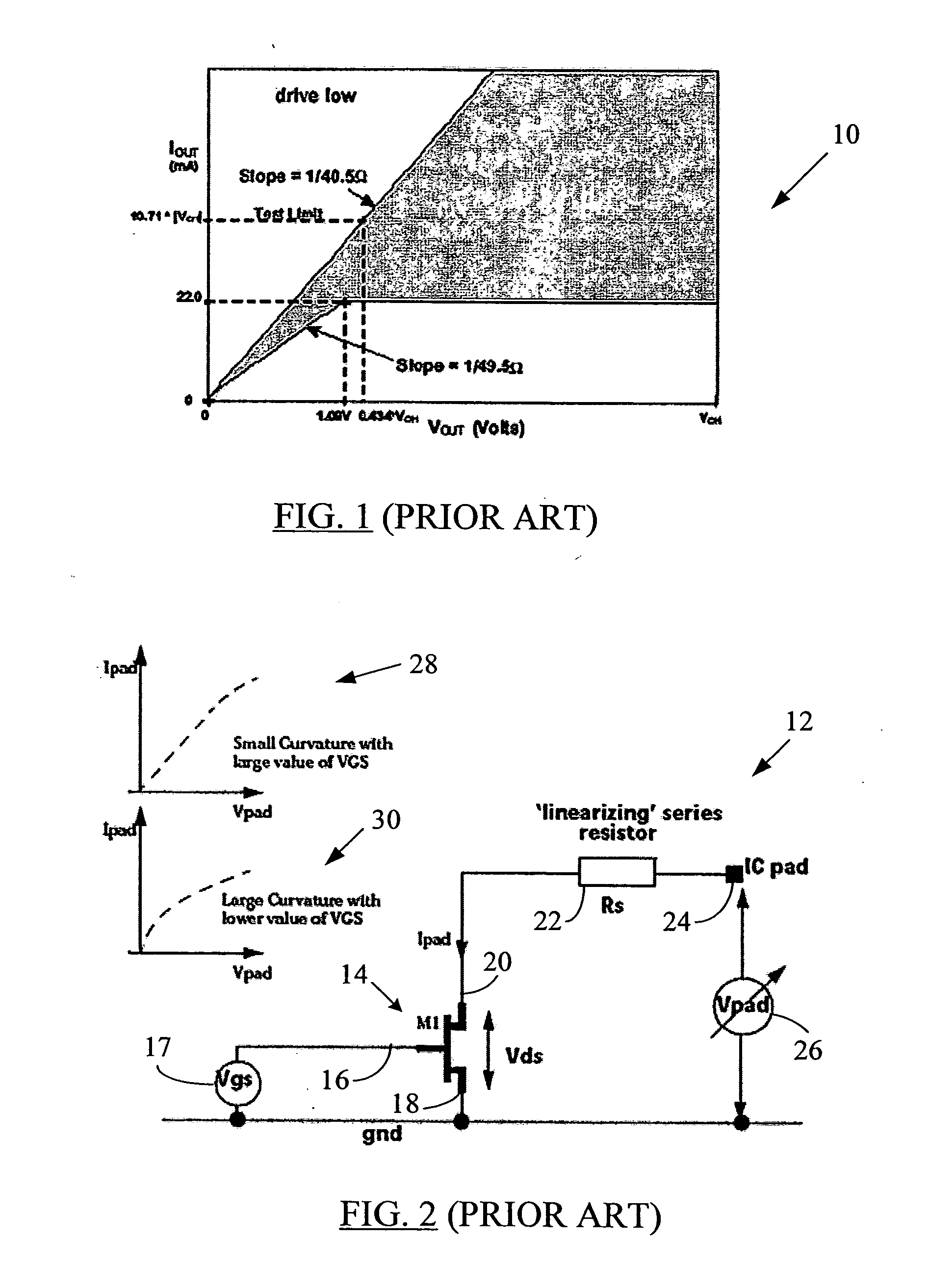 MOS linear region impedance curvature correction