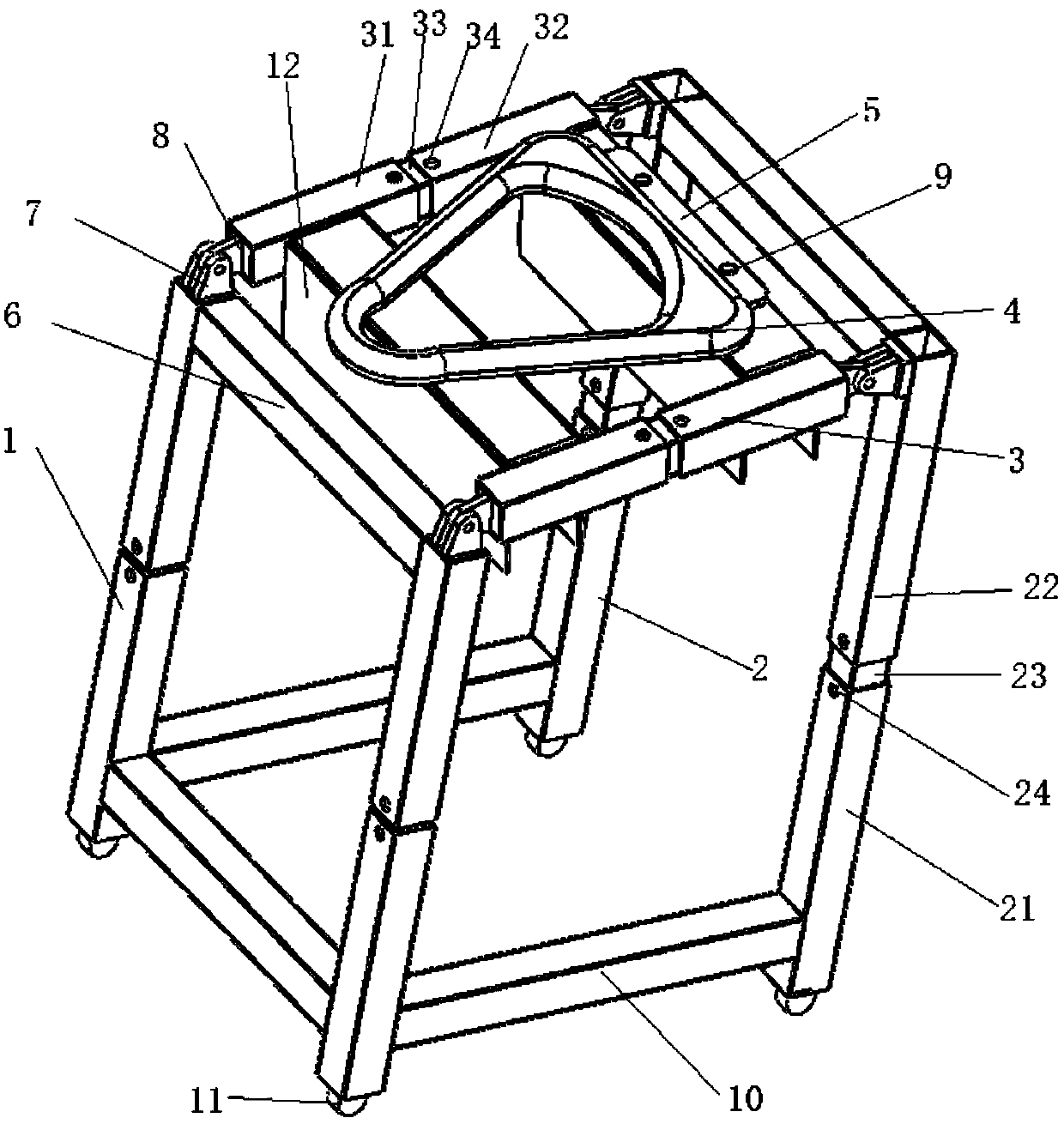 Adjustable defecation correction device