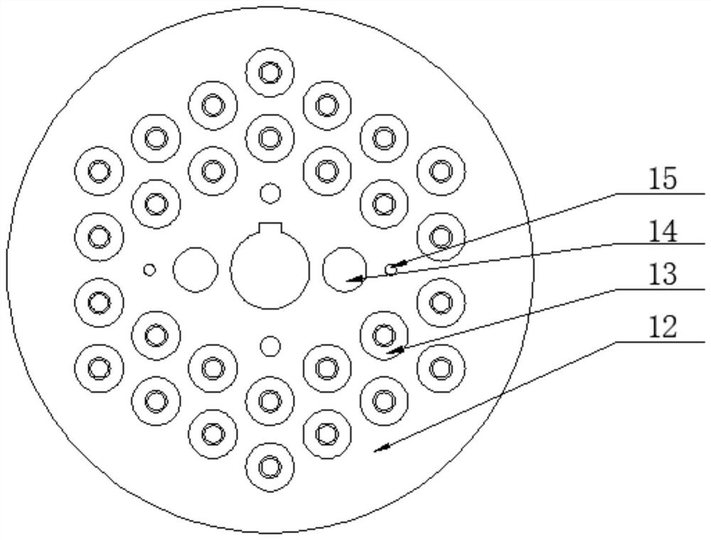 Loose material compact molding friction wear test device