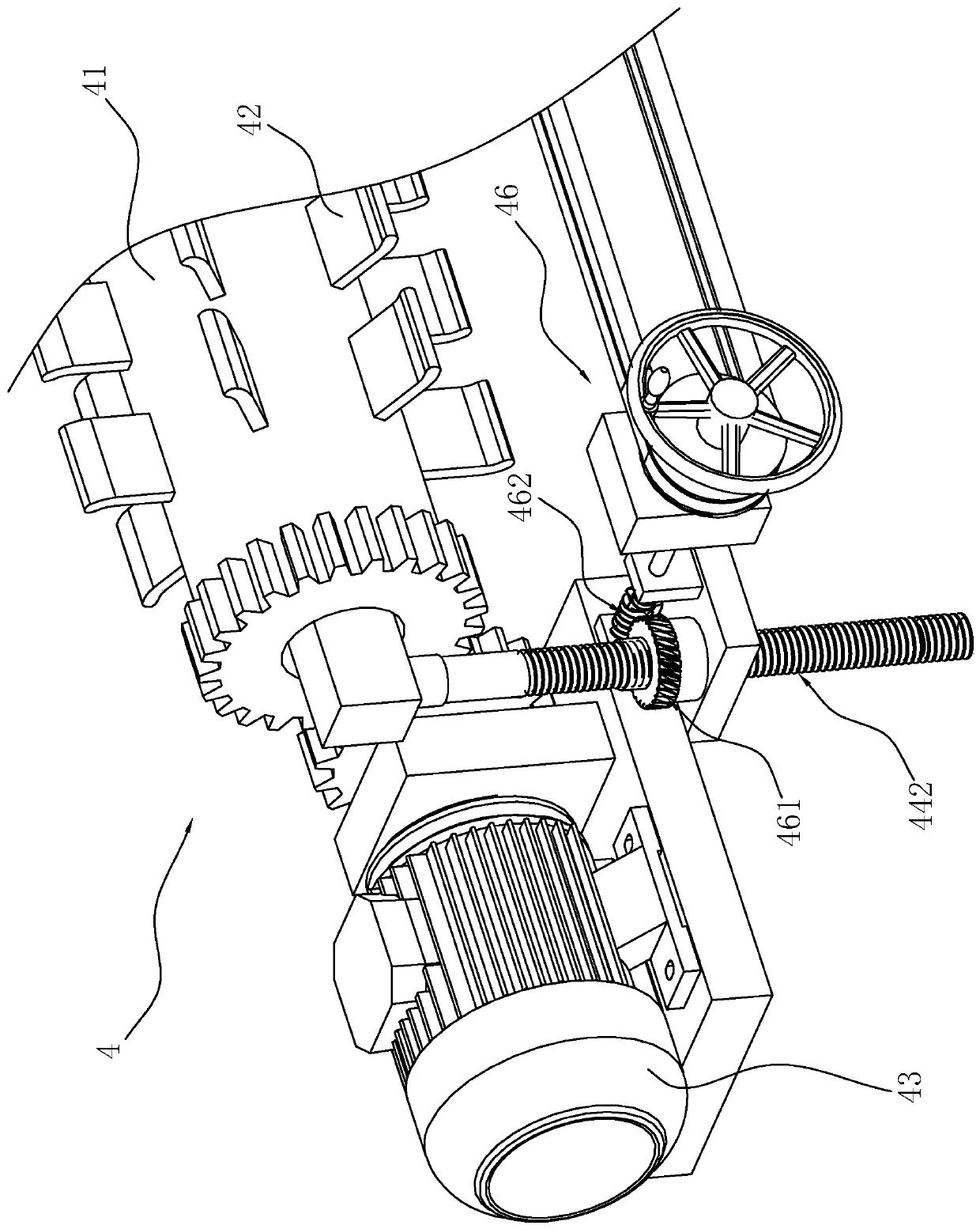 Graphite powder multiplexing machine