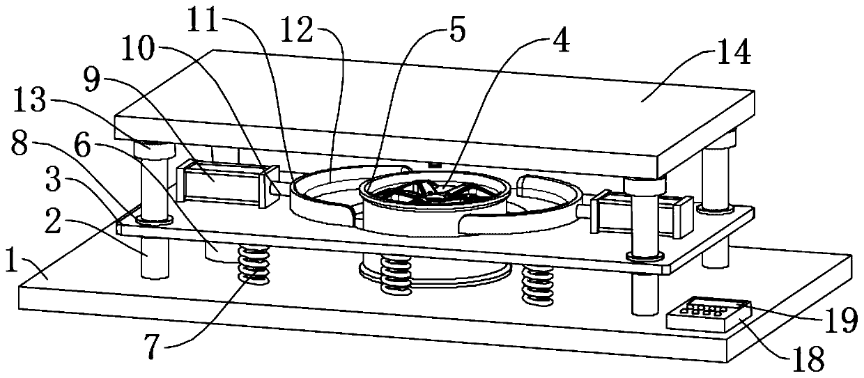 Demolding mechanism of automobile hub mold