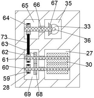 An integrated metal round block stamping forming device