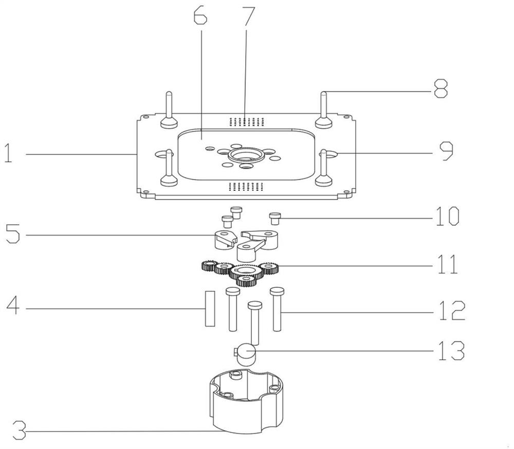 A space-on-orbit replaceable module electromechanical-thermal integration interface device