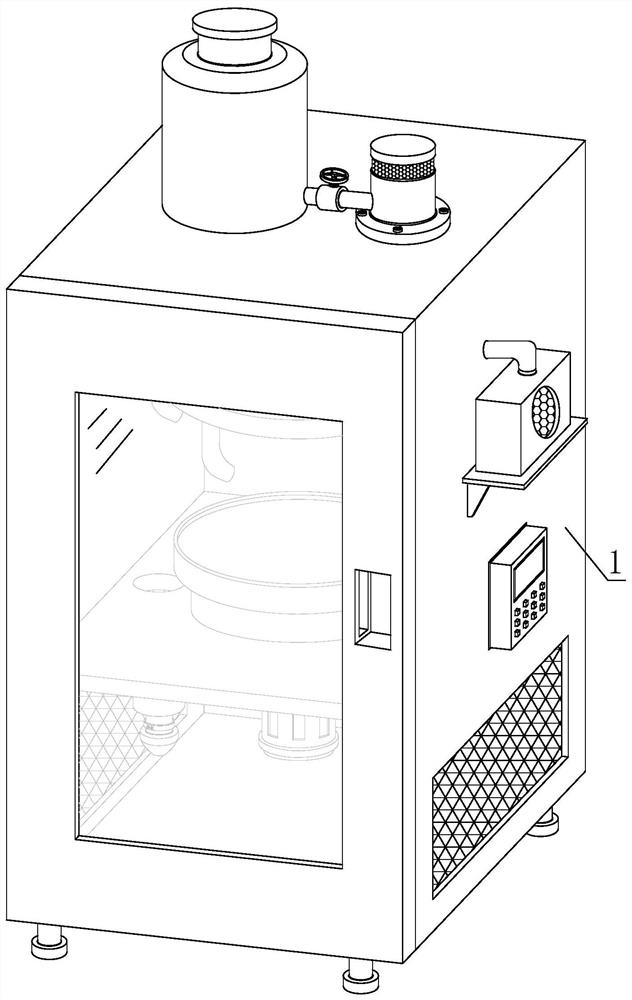 Tire dust removing used for new energy automobile