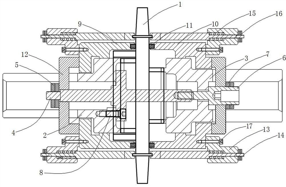 Device used for precisely grinding turbine disc blade assembly