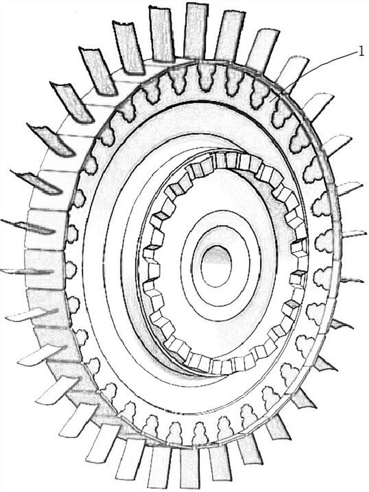 Device used for precisely grinding turbine disc blade assembly