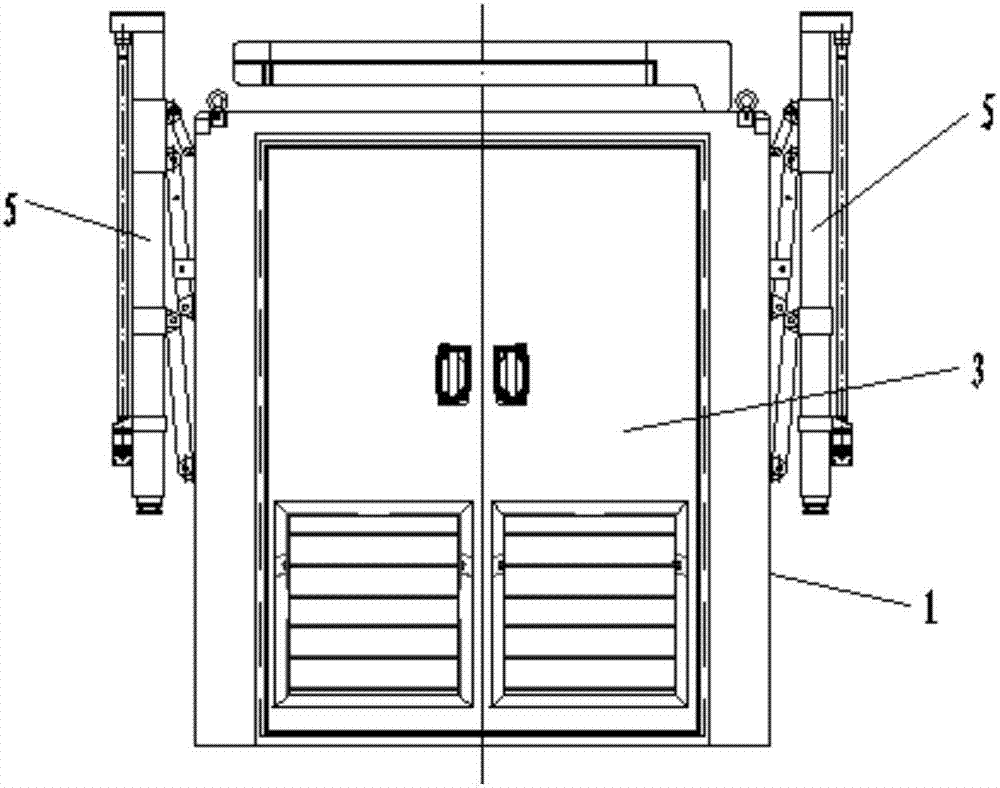 Box-type emergency base station capable of being lifted and self-unloaded