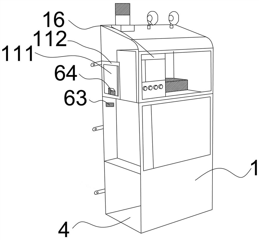 A stationary electric high-voltage fire extinguishing device