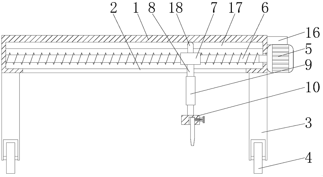 Furrowing device for garlic planting