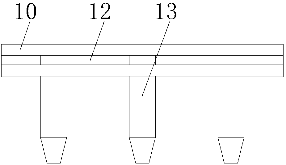 Furrowing device for garlic planting