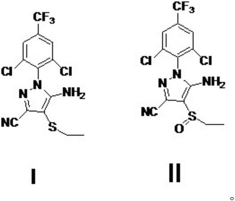 A process for preparing ethiprole by oxidation method