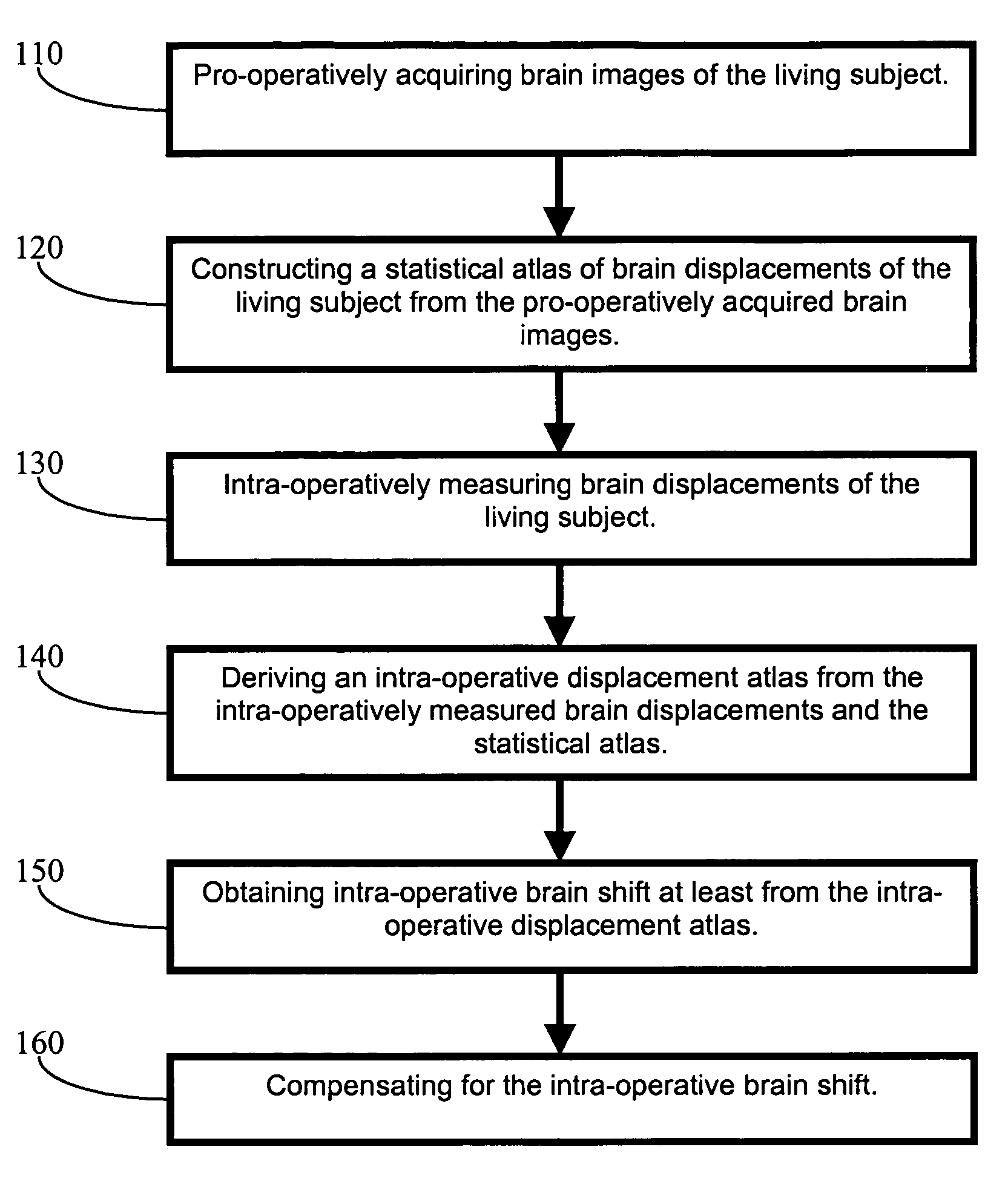 Apparatus and methods of brain shift compensation and applications of the same