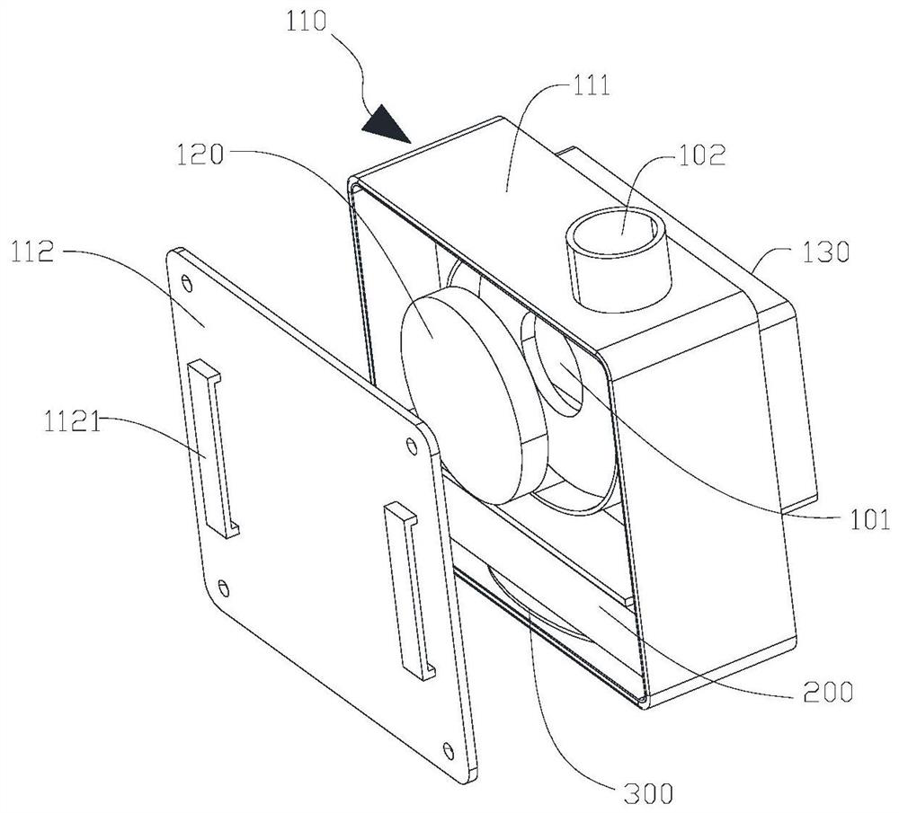 Wireless charging type air supply breathing system