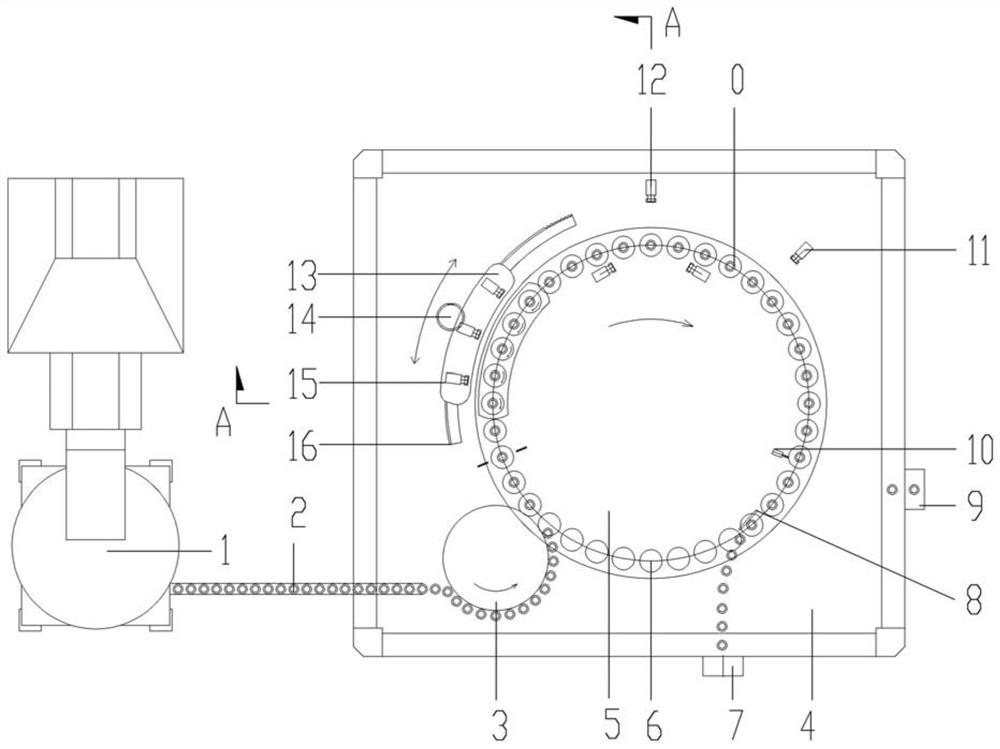 An automatic detection machine for medicinal rubber stoppers