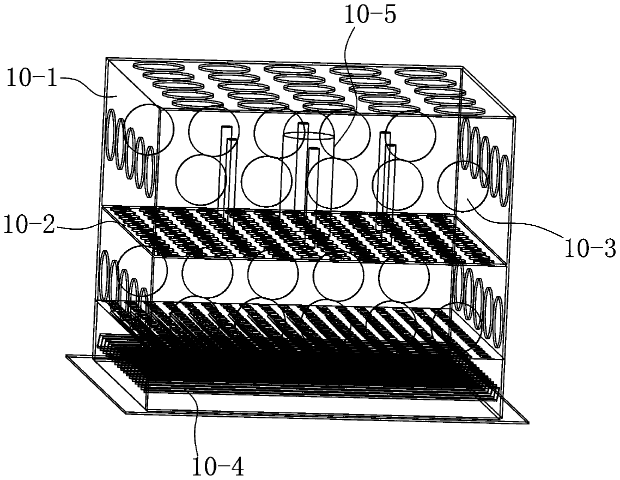 Excitation source micro-ionization central air-conditioning special purification device