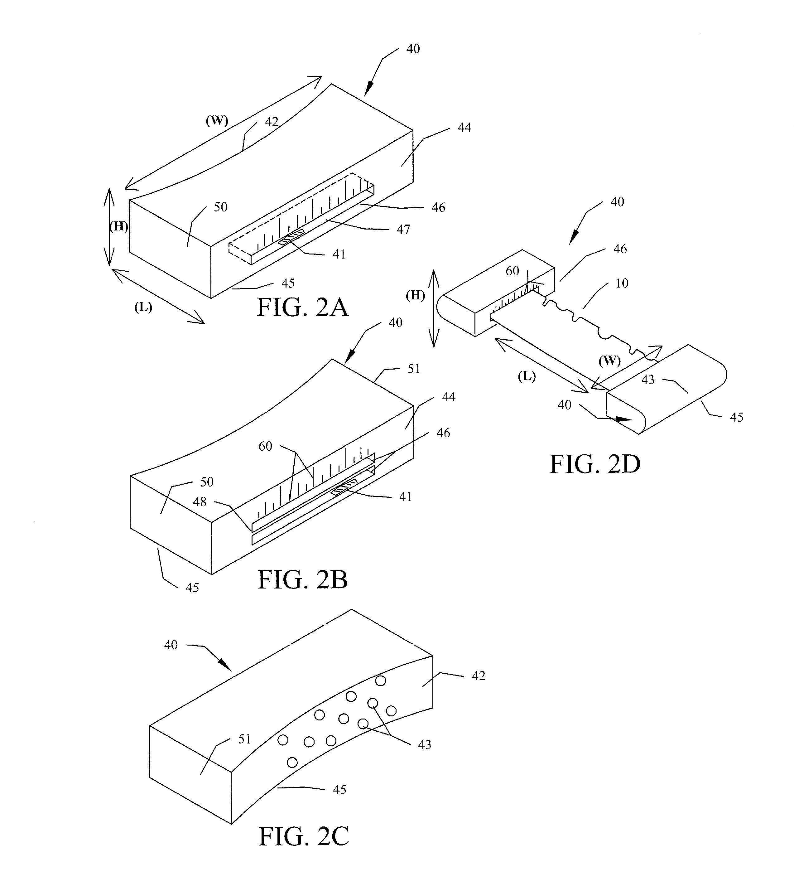 Methods and devices for safely handling a razor blade