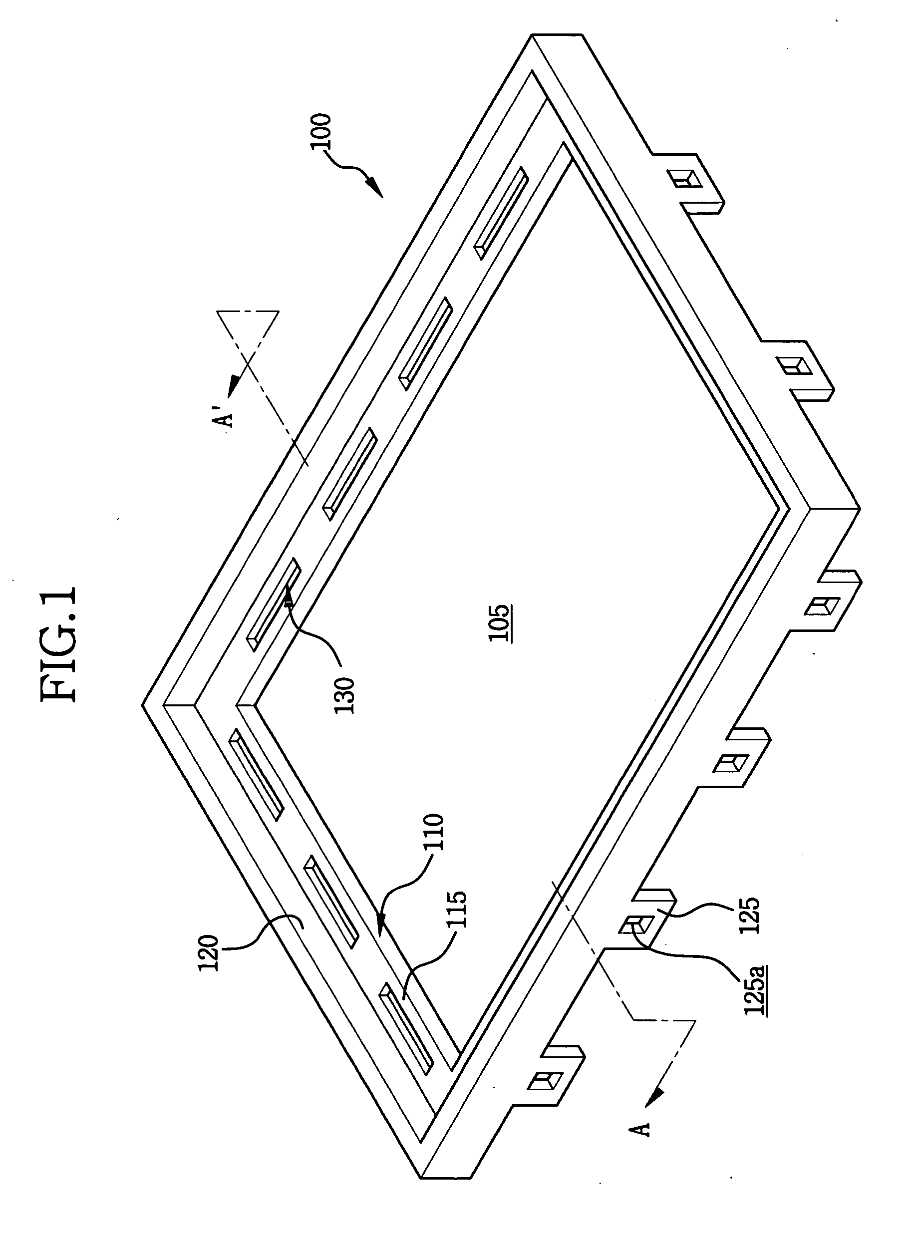 Supporting unit for liquid crystal display apparatus, backlight assembly and liquid crystal display apparatus having the same